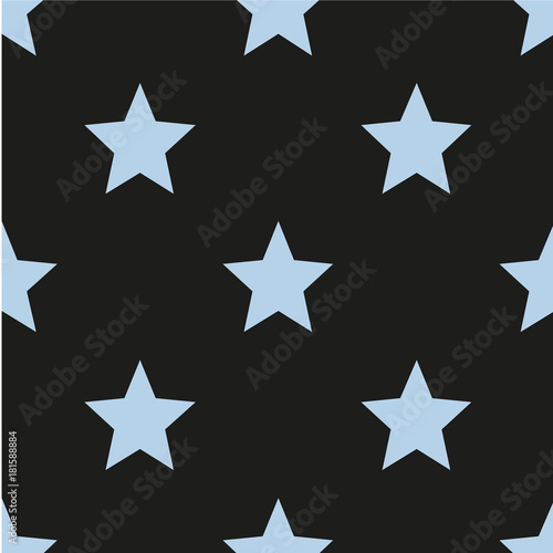 Pattern with stars. Seamless vector illustration. Retro  vintage background Vector illustration 