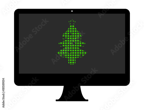 Pixel Icon PC - Christbaum