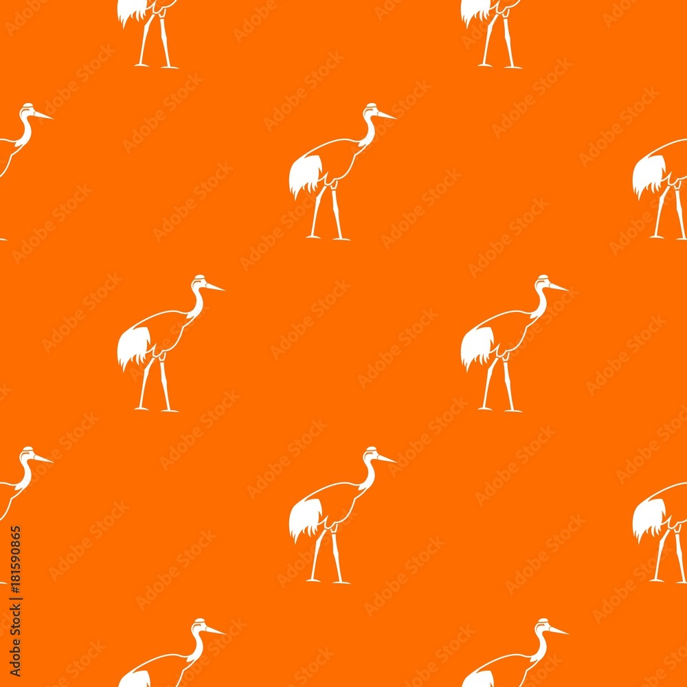 Obraz premium Stork pattern seamless