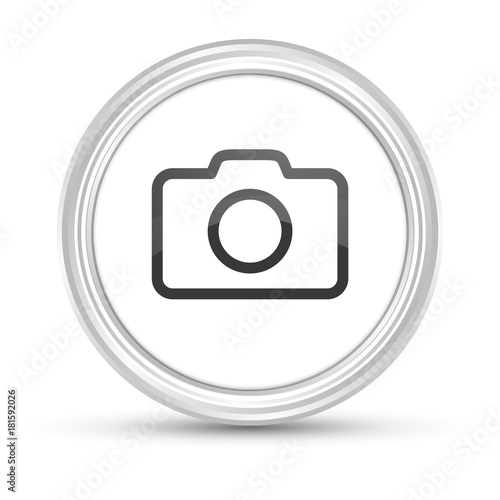 Weißer Button - Kamera