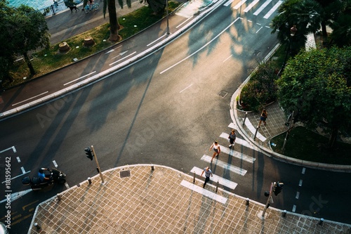 Sunset in Nice, France