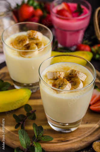 Banana puddink photo photo