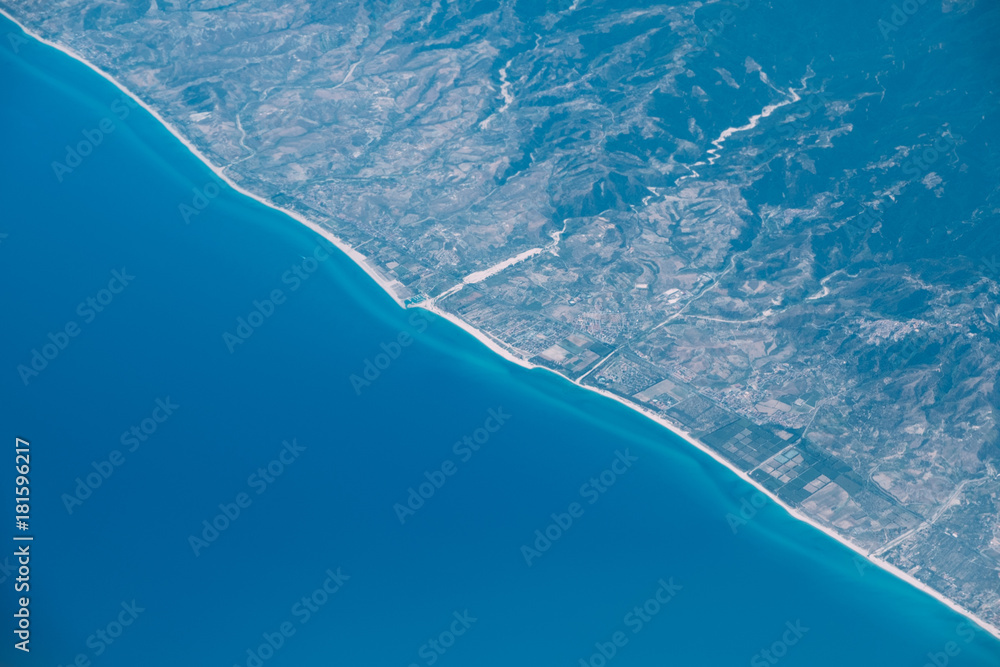 The coast of southern France