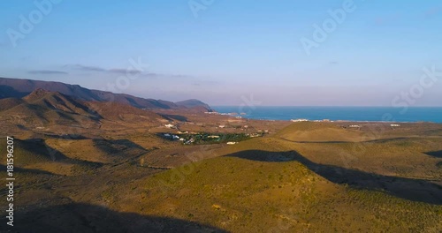 Mediterranean coastline - aerial view