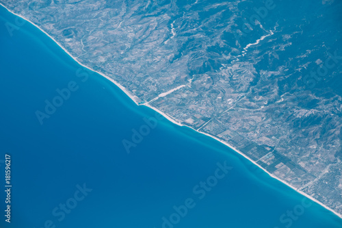 The coast of southern France