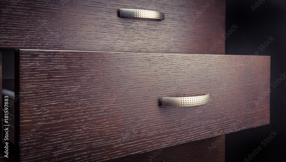 Wooden Kitchen cupboard with drawers Wooden Kitchen cupboard with drawers
