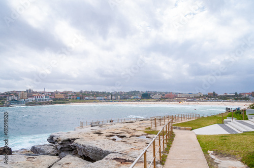 Wallpaper Mural Pedestrian path with seaside view in Bondi Beach, Australia Torontodigital.ca