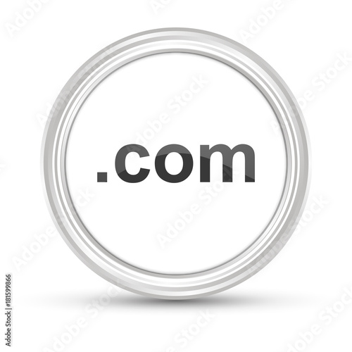 Weißer Button - .com URL