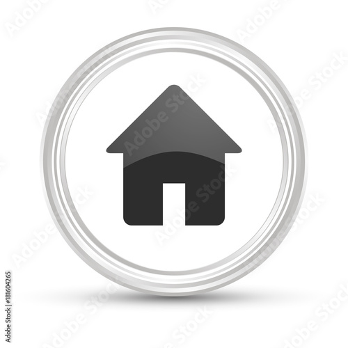 Weißer Button - Wohnung