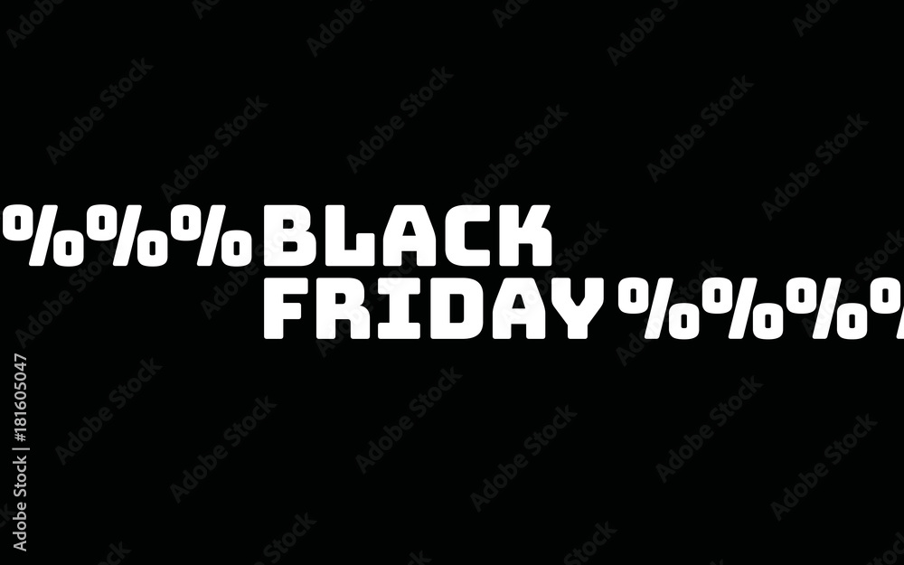 Black Friday Rabatte Prozentzeichen