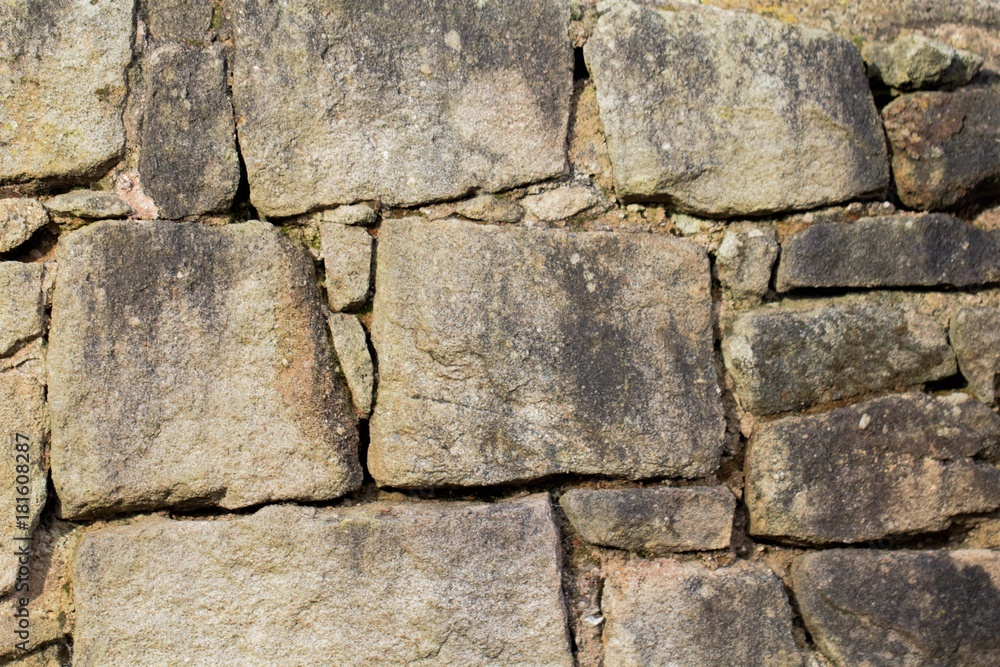 Detail of ancient stone ruin background texture Detail of ancient stone ruin background texture
