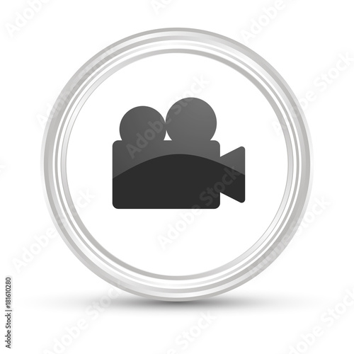 Weißer Button - Camcorder
