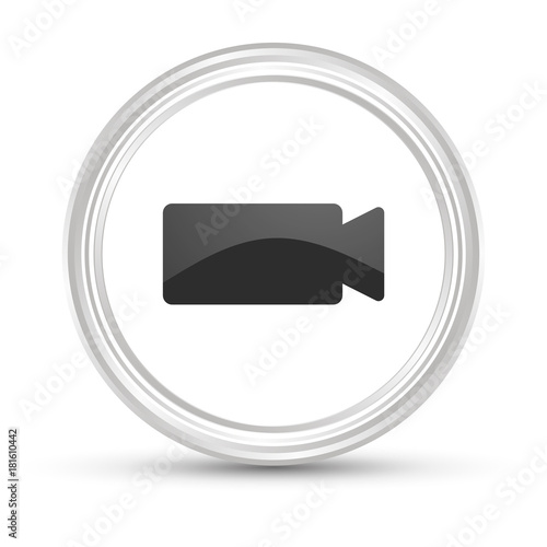 Weißer Button - Digitalkamera