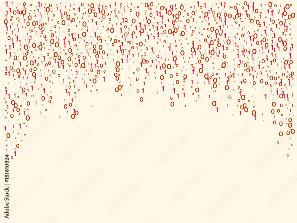 Obraz premium Cyber Monday Confetti. Computer Technology Futuristic Background. Falling Down binary circuit. Female Programmers Pink Cyber Monday Confetti. Virtual Reality, Digital Database Big Data Global Network