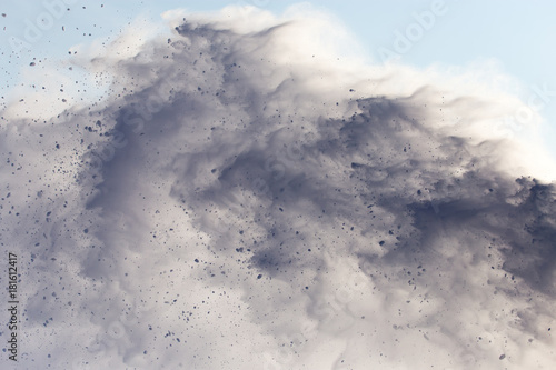 Fotografie, Tablou avalanche as background