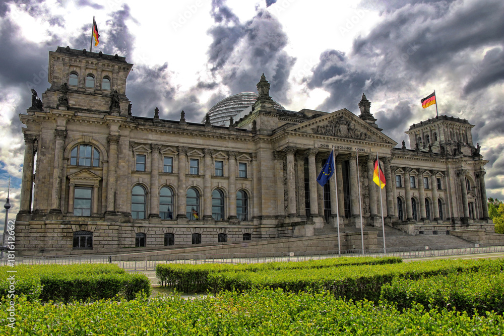 Obraz premium Niemcy. Berlin. Budynek Reichstagu