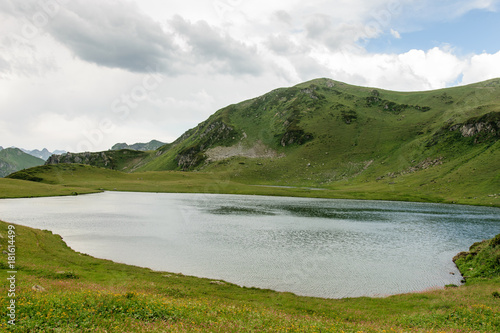 Mountain lake in Abkhazia