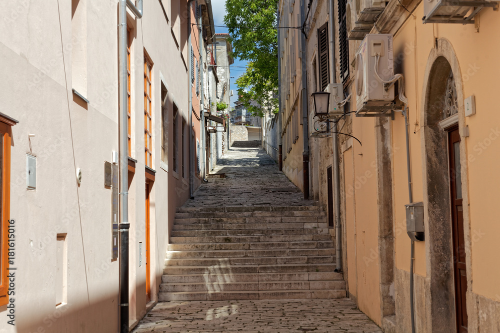 Street view in Pula, Istria