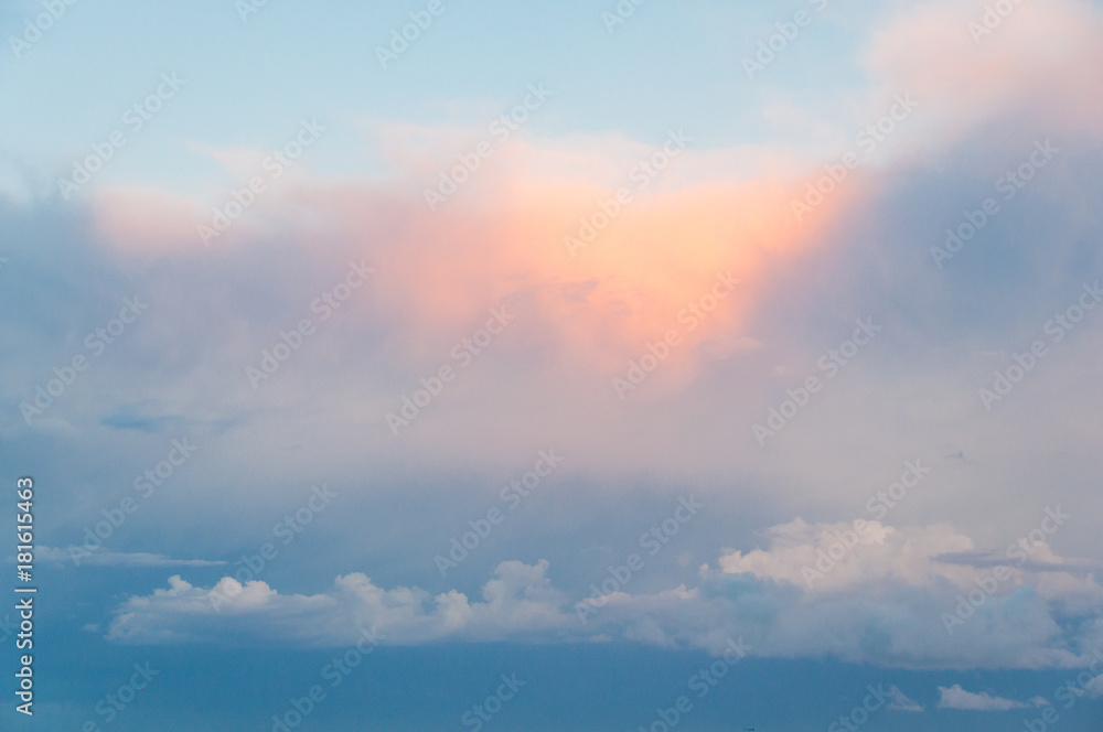 Obraz premium Sunset sky cloudscape