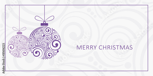 Weihnachtseinladungl abstract Ornament