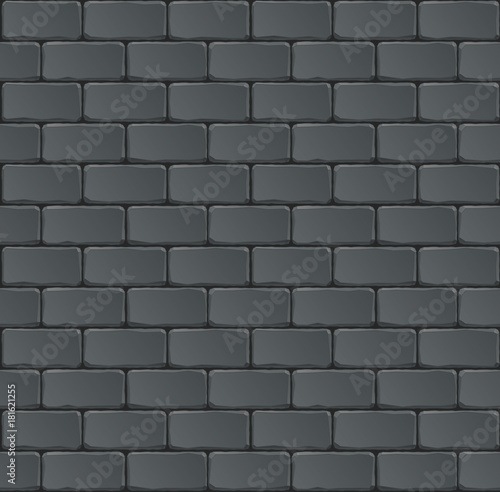 Stone block wall. Seamless pattern. Eps10 vector.