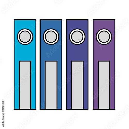 Isolated folders design