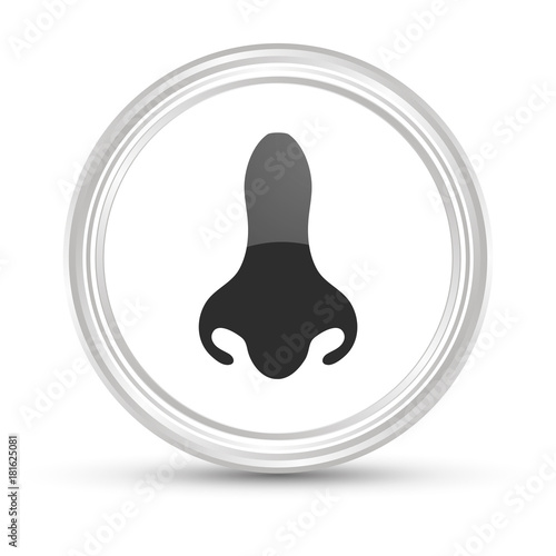 Weißer Button - Nase - Geruch