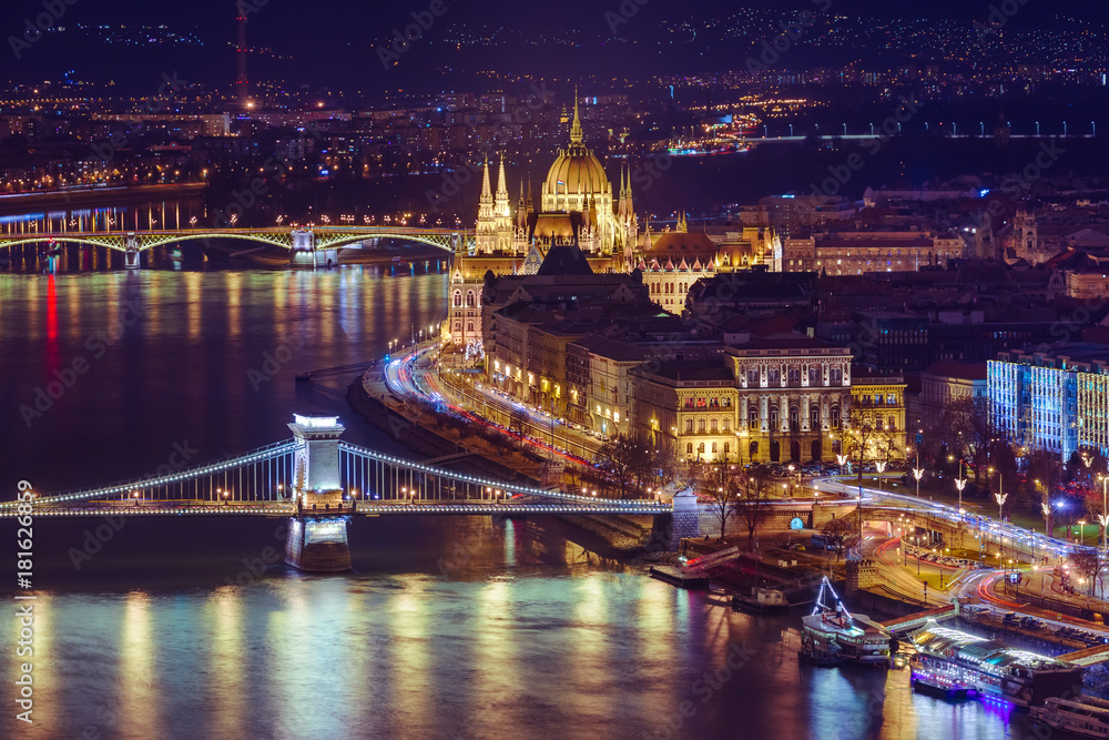 Fototapeta premium Parliament in Budapest Hungary