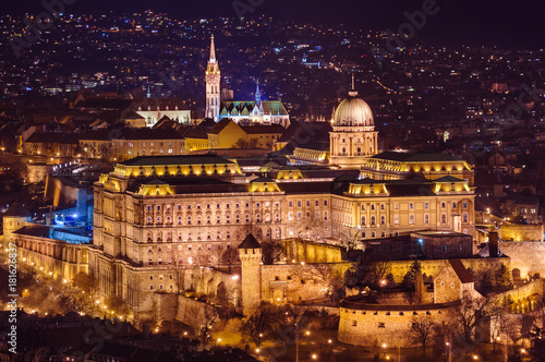 Royal palace in Budapest Hungary