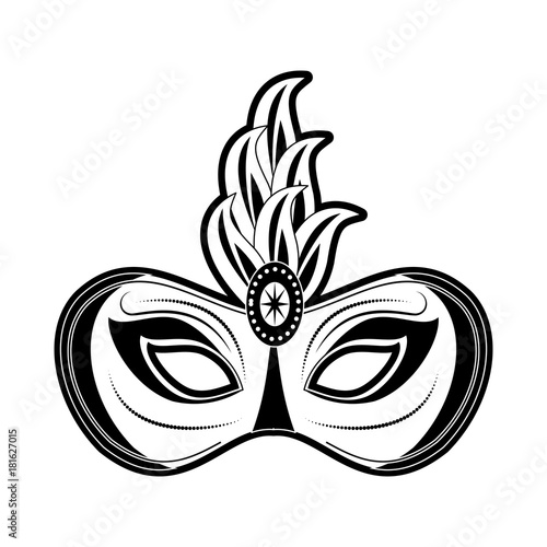 Wallpaper Mural Mardi gras mask Torontodigital.ca