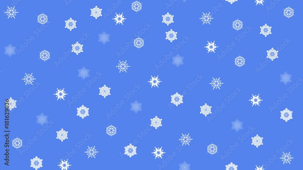 The snowflakes are flying.rotation. flat.cartoon, animation, footage. Alpha channel.4k The snowflakes are flying.rotation. flat.cartoon, animation, footage. Alpha channel.4k