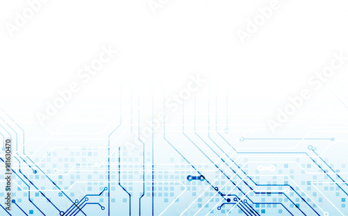 Vector illustration, Hi-tech digital technology and engineering theme