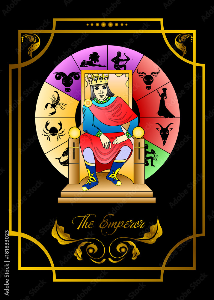 Fototapeta premium the emperor card