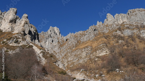 Grignetta montagna di roccia nelle alpi Italiane