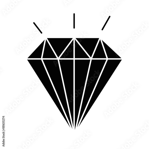 diamond elegant isolated icon vector illustration design