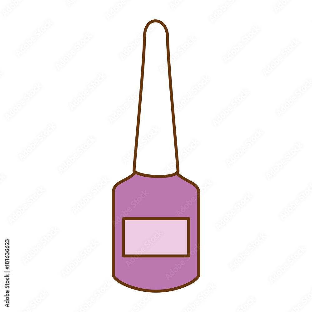 nailspolish bottle isolated icon vector illustration design nailspolish bottle isolated icon vector illustration design