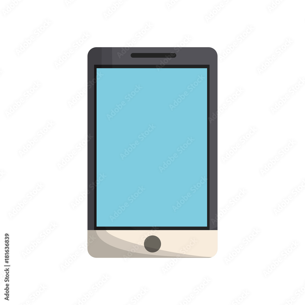 smartphone device icon over white background colorful design vector illustration smartphone device icon over white background colorful design vector illustration