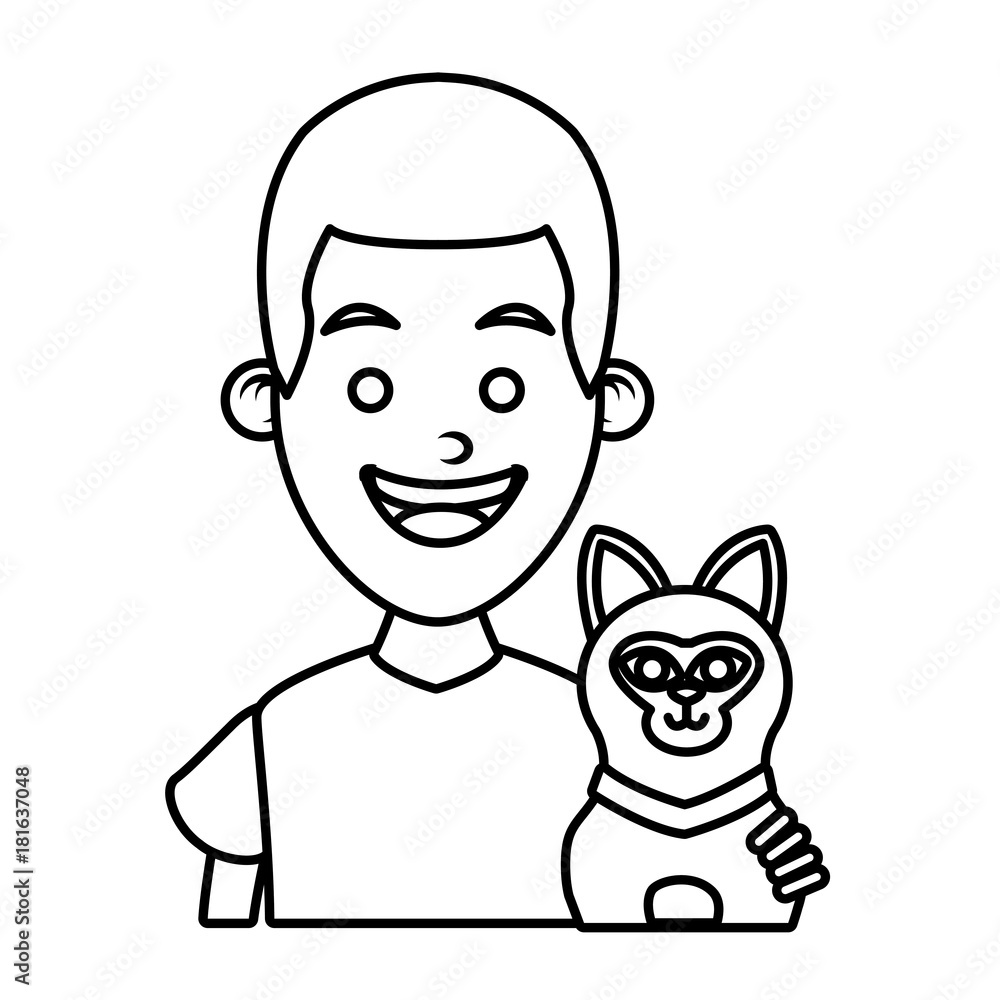 Girl with cat Girl with cat