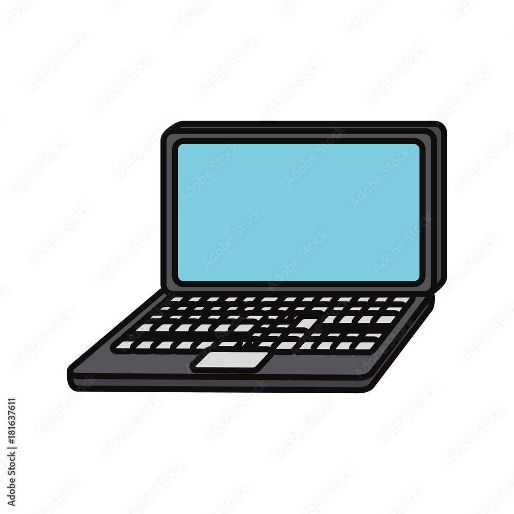 laptop computer icon over white background vector illustration laptop computer icon over white background vector illustration