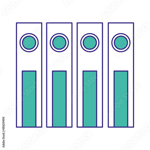 Isolated folders design 