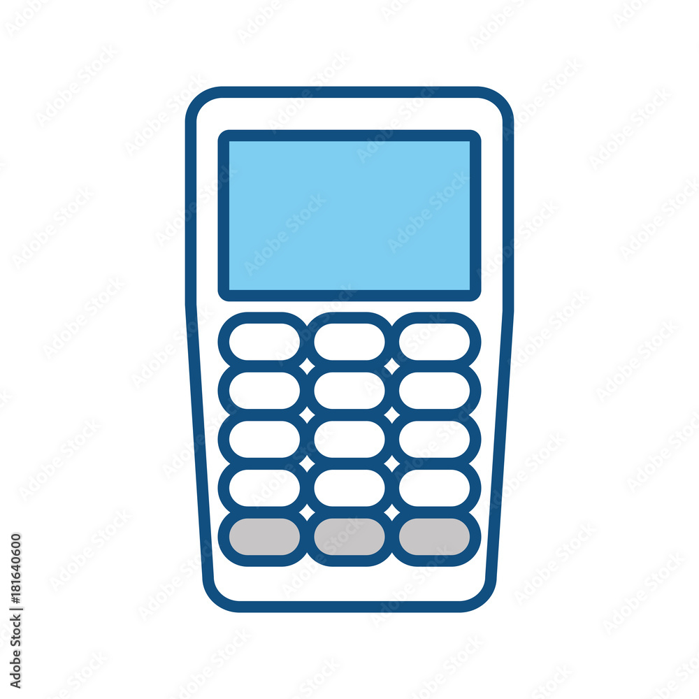 dataphone device icon over white background vector illustration dataphone device icon over white background vector illustration