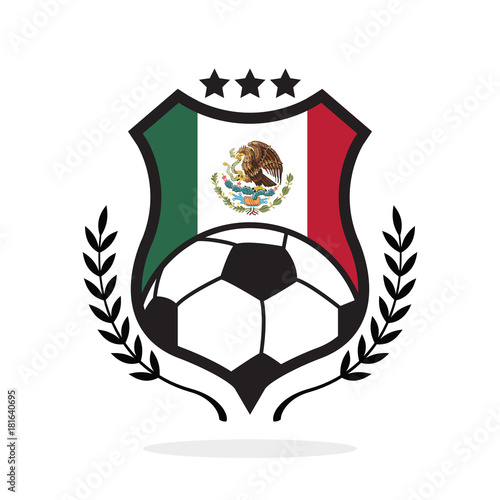 Mexico national flag football crest