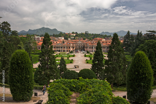 Public gardens of Estense Palace, in Varese