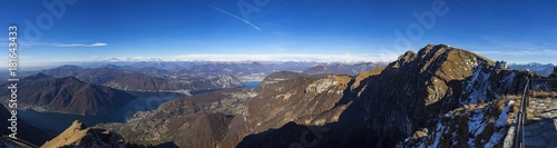 Catena alpina dal Monte Generoso