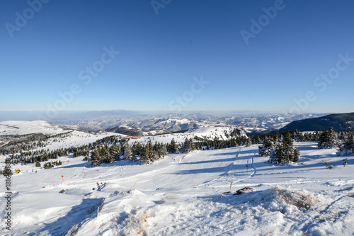 Off piste mountain slope - extreme sports © Ruzica