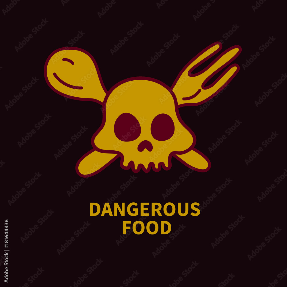 Fototapeta premium dangerous food