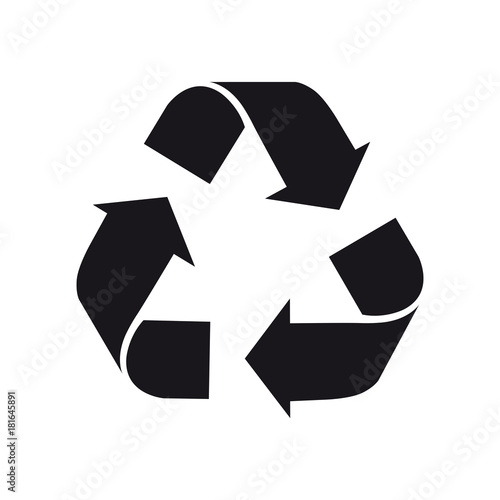 Logo recycle vector