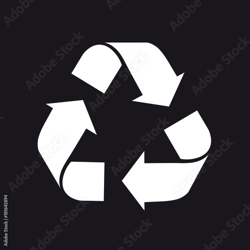 Logo recycle vector