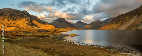 Moody evening light at Wastwater in the English Lake District.