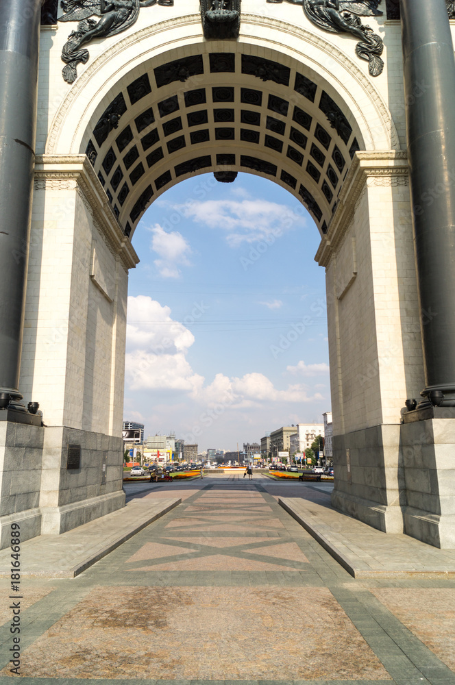 Russia Moscow triumphal gate